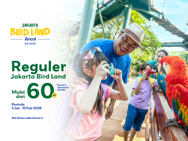 Liburan seru di Jakarta Bird Land! Kenalan dengan berbagai Burung Mancanegara